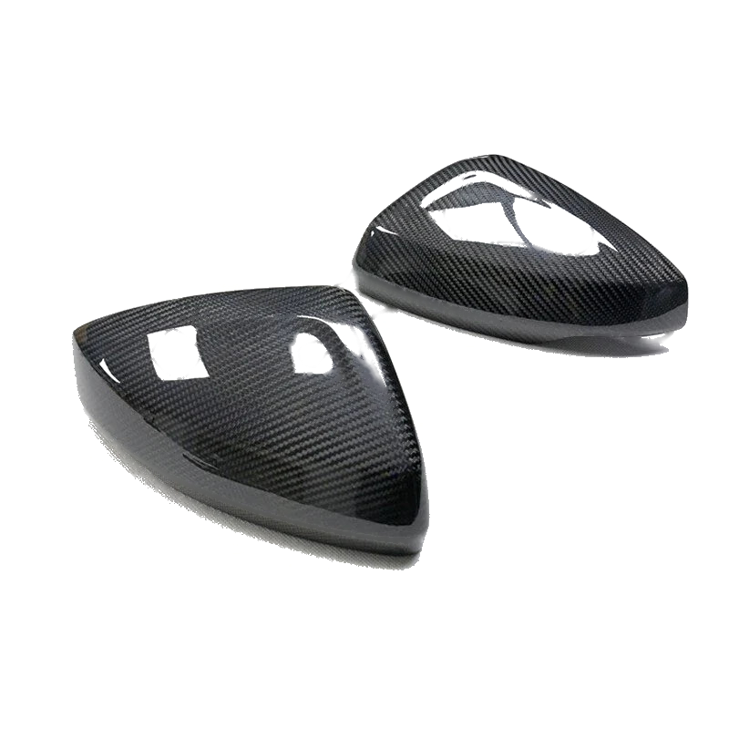 Audi A1 GB 2019-2022 100% Carbon Fiber Stick-on Side Mirror Caps Cover