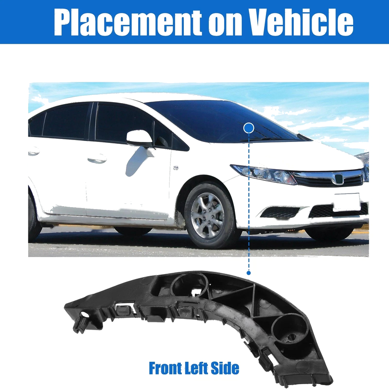 Honda Civic Left Side Front Bumper Mounting Bracket (2006-2011)