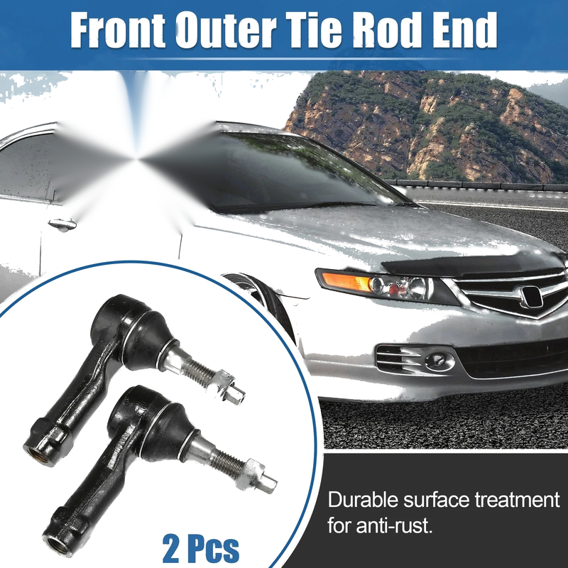 Ford F-150, Lincoln 2 x Front Outer Tie Rod End Links (2004-2008)