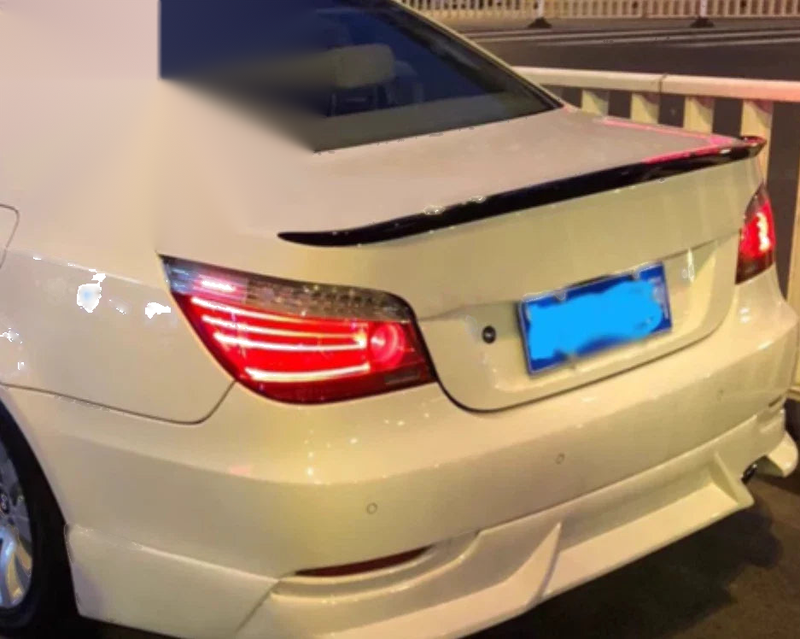 BMW E60 5 Series Sedan ABS Glossy Black AC Style Rear Spoiler (2003-2010)