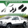 Dodge Dart 6pcs Front Suspension Kit Tie Rod Ends with Boots (2013-2016)