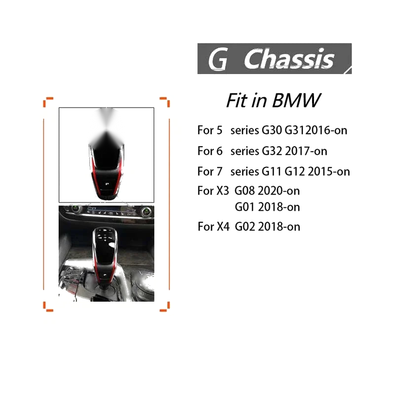 BMW X3 X4 5 6 7 Series G30 G32 G01 G02 Replacement Gear Shift Knob kit fit