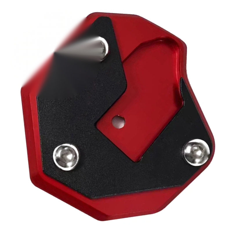 SUZUKI HAYABUSA GSX1300R (2008-2021) Red Enlarged Kickstand Pad