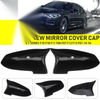 BMW 5 Series F10 F11 F18 Gloss Black Side Mirror Cover Caps 2 x (2014-2018)