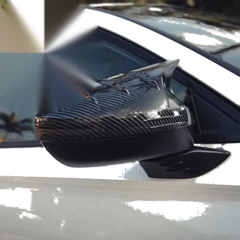 Honda Civic 2 x Carbon Fiber Look Rearview Side Mirror Covers (2022-2024)