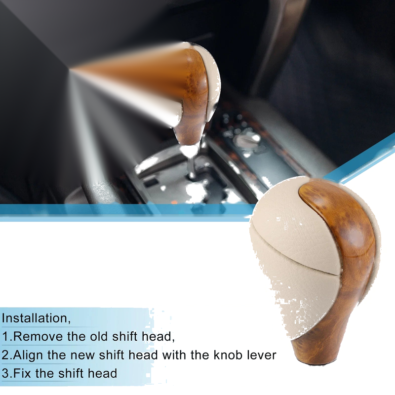 Lexus Car Gear Stick Brown Beige Gear Shift Knob