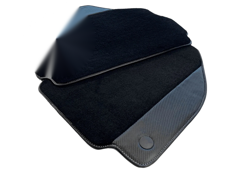 Ferrari 488, 458, Spider, Pista, GTB, Italia Genuine Carbon Leather Floor Mats