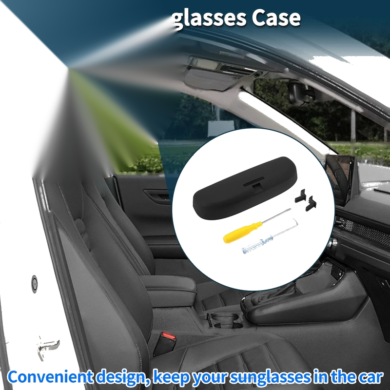 Honda Accord 2012-2023 Eyeglasses Holder Storage Box Black Sunglasses Case