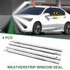 Honda Accord (2013-2017) PVC 4 x Weatherstrip Window Seal
