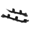 Honda Civic Sedan Black Front Bumper Headlight Brackets (2022-2023)