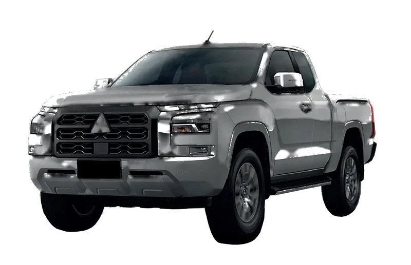Mitsubishi L200 Triton 2 x Door Handle Bowl Cup Covers Carbon (2024-2025)