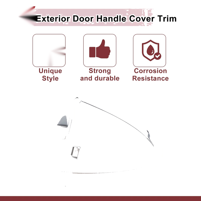 MERCEDES-BENZ Exterior Door Handle Cover Trim (Pure White)