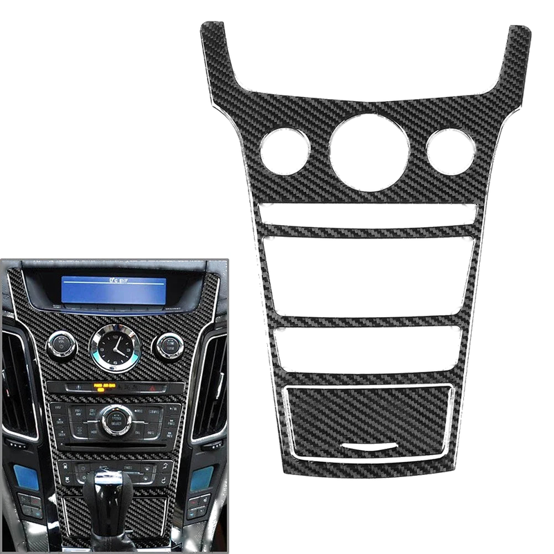 Cadillac CTS (2008-2013)  pcs Carbon Fiber Central Console Cover Trim
