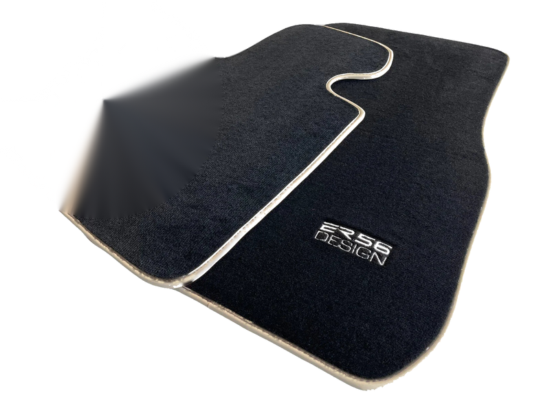 BMW M3 Series E92 Black Beige Premium Floor Mats (2007-2013)