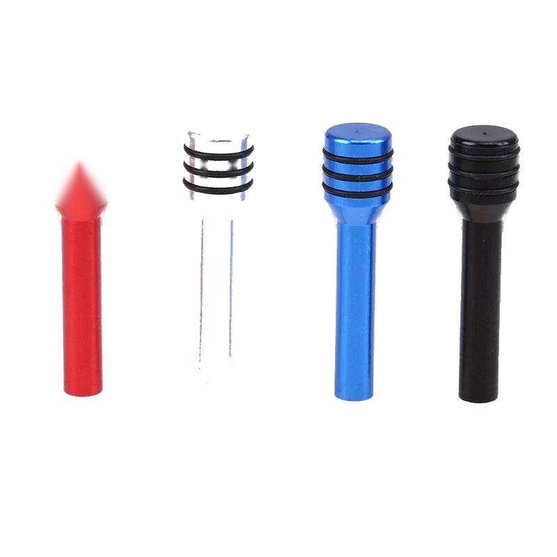 Car 4 x Red Auto Interior Door Lock Knob Covers (Fits Most Models)
