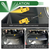 Jeep Compass (2017-2024) Gloss Black Trunk Retractable Cargo Cover