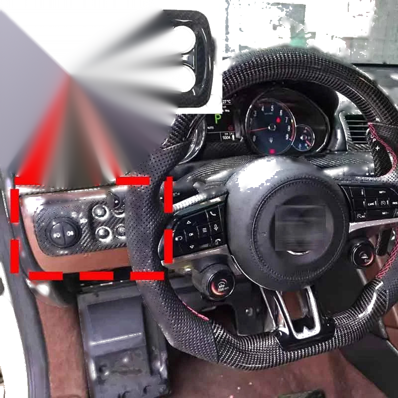 Maserati GranTurismo GC 2008-19 DRY Carbon Fiber Dash Headlight Switch Cover