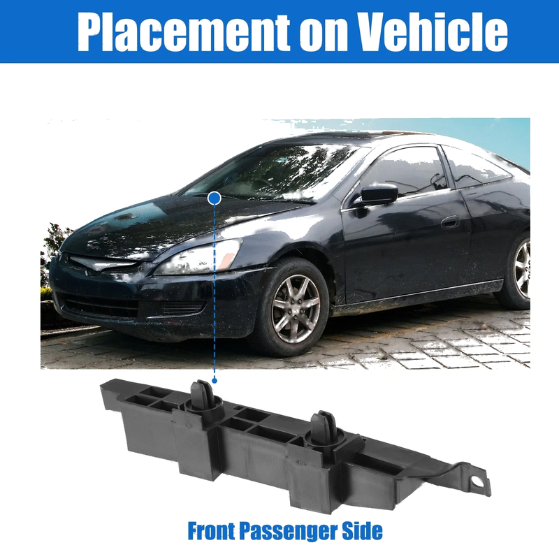 Honda Accord Right Side Front Bumper Mounting Support Bracket (2003-2005)