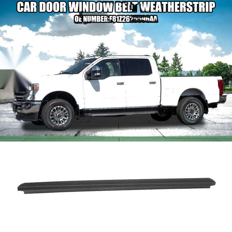 Ford F-250 Car Rear Left Right Door Window Belt Weatherstrip (1999-2016)