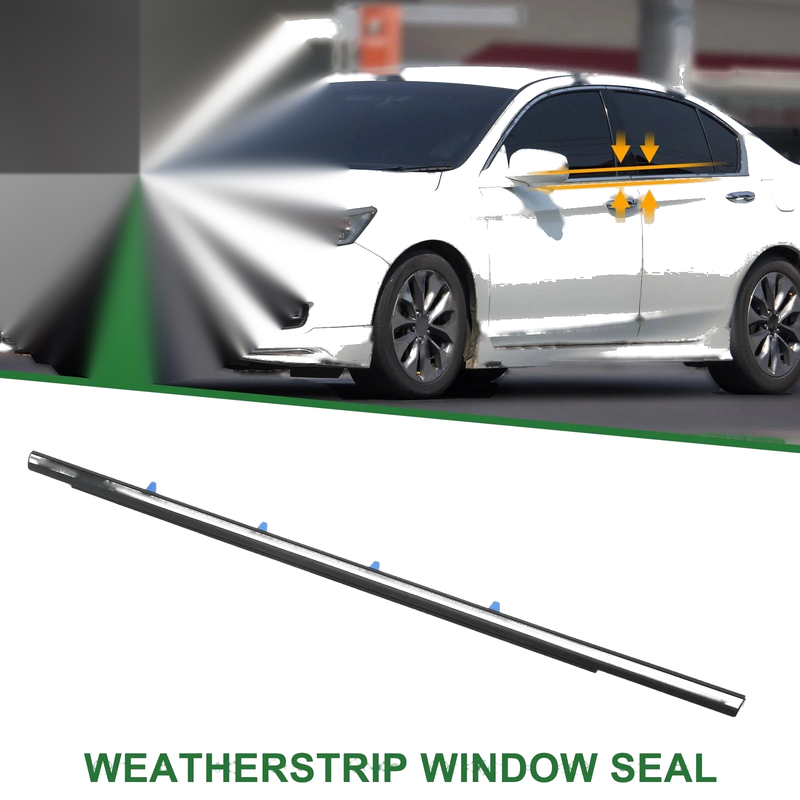 Honda Accord Rear Right Weatherstrip Window Seal (1996-1997)
