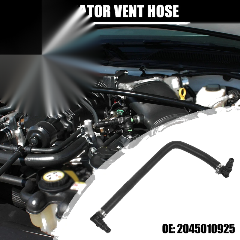 Mercedes-Benz C250 2012-2015 Rubber Replacement Radiator Vent Hose