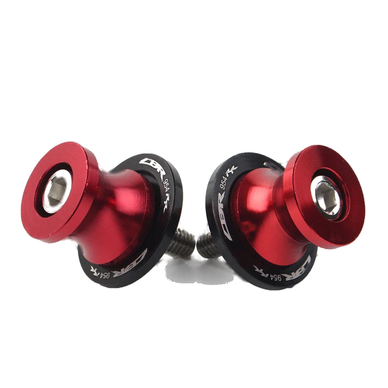 Honda CBR954RR (2002-2003) Red 2 x Swingarm Spools Slider Screws