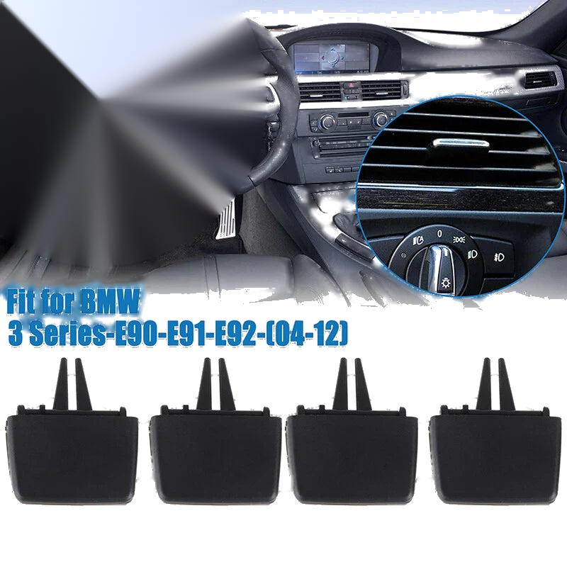 BMW 3 Series E90 E91 328 335 4pc Front Air Vent Outlet Tab Clip (2006-2013)
