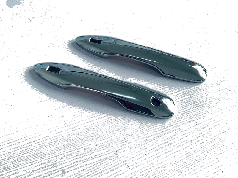 2023-2024 Toyota Prius 2 x ABS Chrome Front Door Handle Lid Cover Trim (2023-2024)