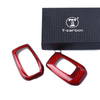 Toyota Alphard RAV4 Hilux Red Carbon Fiber Smart Key Case Cover