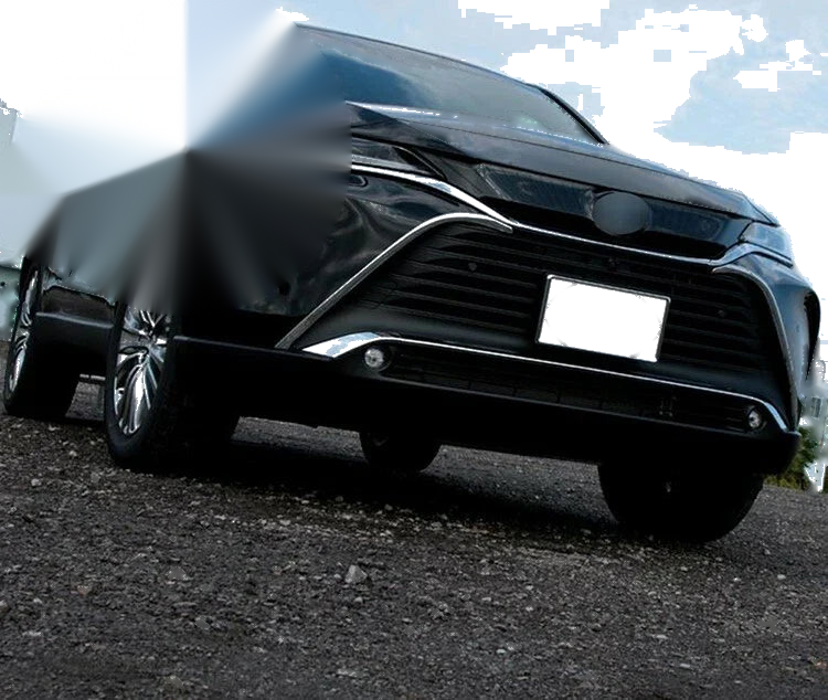 Toyota Harrier Venza Chrome Front Grille Side Covers (2020-2024)
