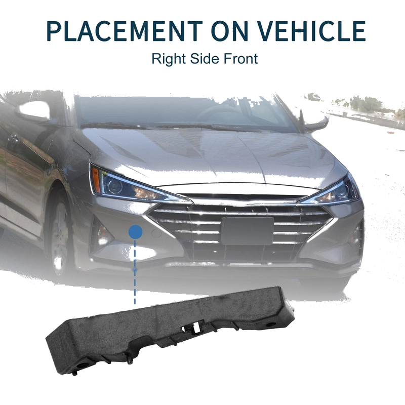Hyundai Accent Right Front Bumper Retainer Bracket (2006-2011)