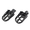 Universal Motorcycle Bike Black CNC Wide Foot Pegs Rear Set Pedals