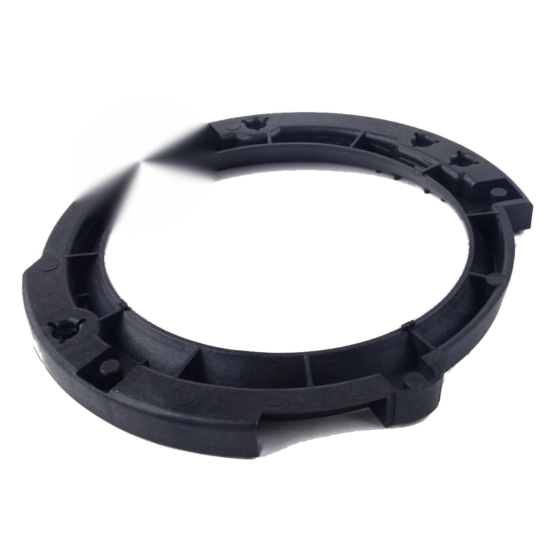 Jeep Wrangler JK 2 x Black Round Headlight Mounting Rings (2007-2018)