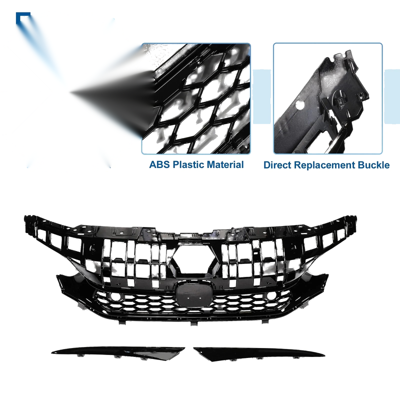 Honda Civic Facelift Type-R Style Front Hood Bumper Grille (2016-2021)