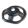 Mini R55 R56 R57 R58 R59 R60 R61 Flat Bottom Carbon Leather Steering Wheel (2006-2019)