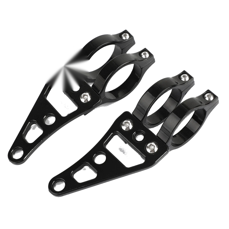 Universal Chopper Cafe Racer Black 41mm Headlight Holder