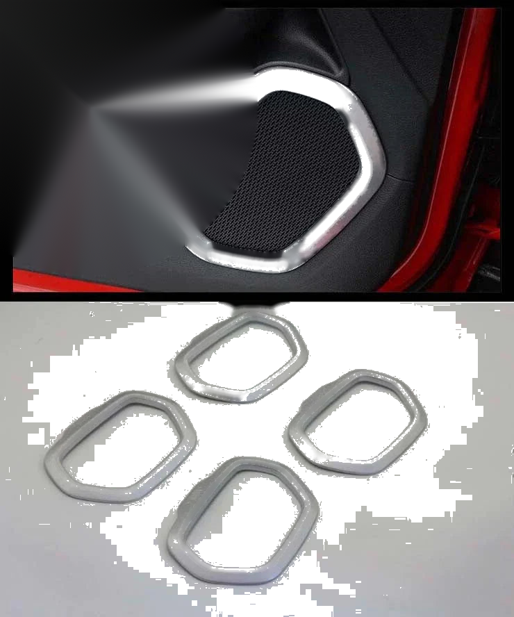 Jeep Renegade Interior Door Speaker Frame Cover Trim (2015-2018)