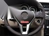 Mercedes A / B / C / E Class 35mm Black & Chrome Steering Wheel Cover (2012-2019)
