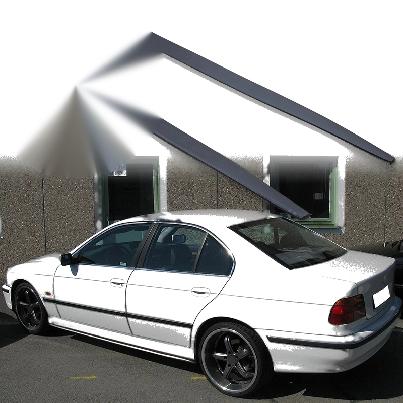 BMW E39 Sedan / Wagon Side Skirt Extension Panel Lip (1996-2003)