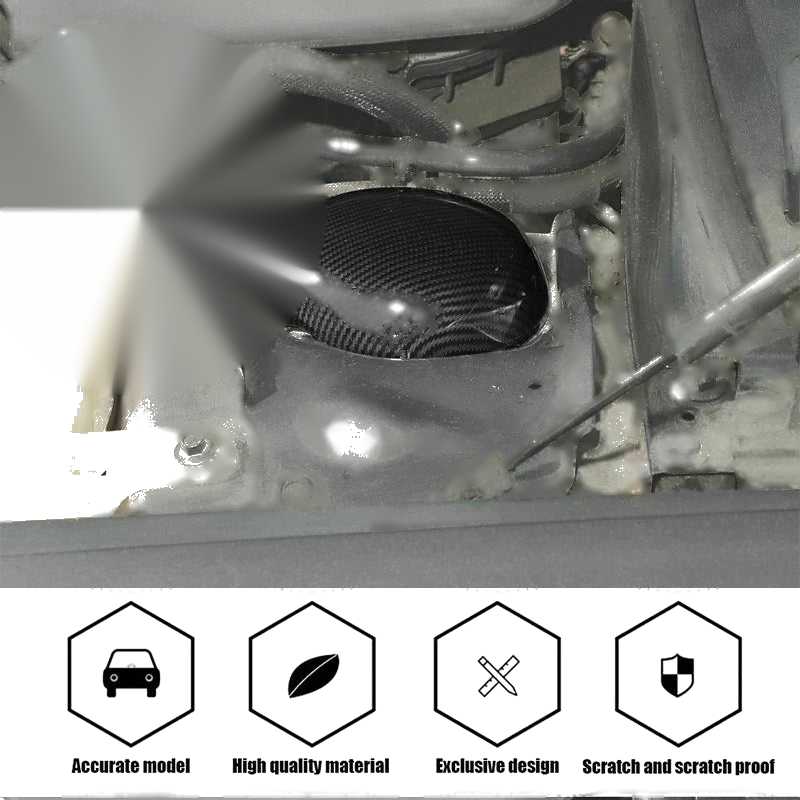 Dodge Challenger Carbon Fiber ABS Engine Compartment Suspension Cover (2015-2023)