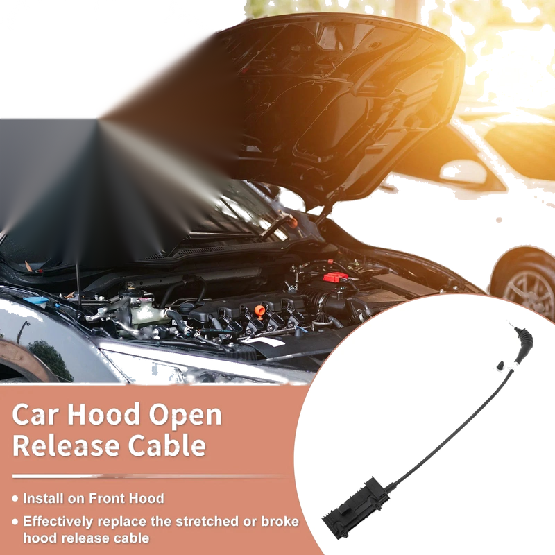 Ford Fusion 2013-2016 Front Hood Release Cable (2 x)