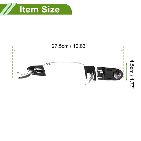 Hyundai Kia Silver Tone Front Right Exterior Door Handle (2011-2016)