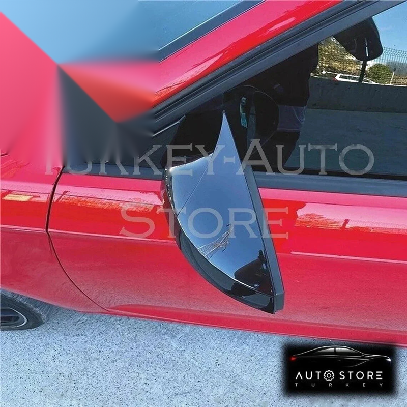 Audi A3 8V 2 Piece Gloss Black Side View Mirror Covers (2012-2019)