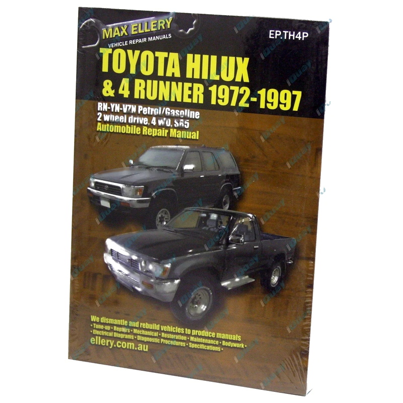 Hilux 4Runner Petrol RN YN VZN Service Repair Workshop Manual (1969-1998)