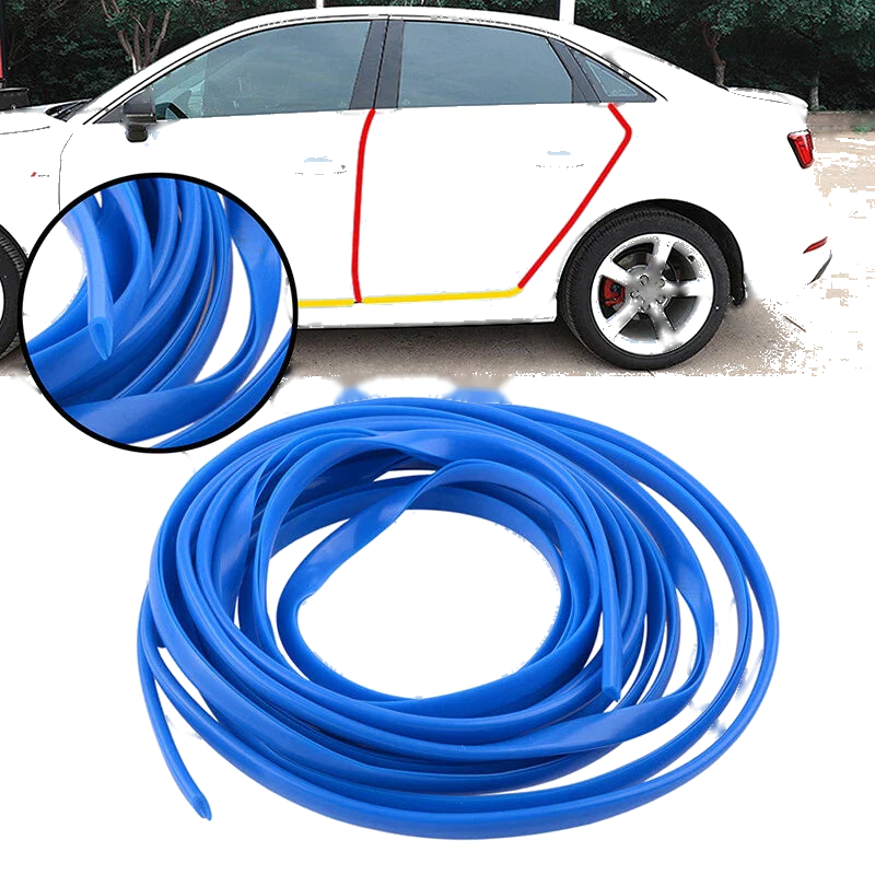 16.4FT Chrome Car Door Edge Guard Molding Trim Protectors
