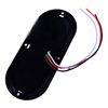 Car Truck Trailer Red LED Oval Side Marker Turn Signal Lights