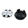 MINI R50 R52 R53 R55 R56 R57 R58 R59 R60 Black Union Jack Wheel Center Caps (2001-2020)