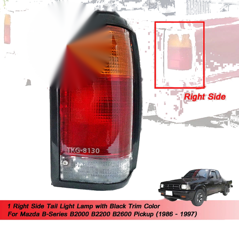 Mazda B2000 B2200 B2600 Tail Light (1986-1997)