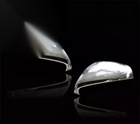 Lexus ES ES350 Chrome Side Door Mirror Covers (2009-2012)