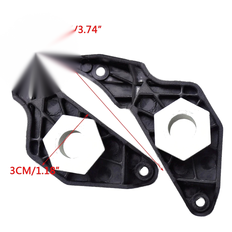 BMW 5 Series E60 E61 Headlight Bracket Repair Kit (2006-2010)